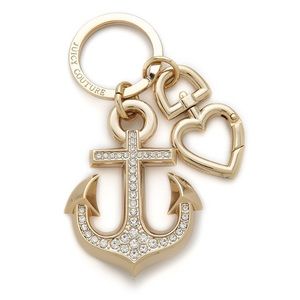 JUICY COUTURE - Gold Anchor Keychain